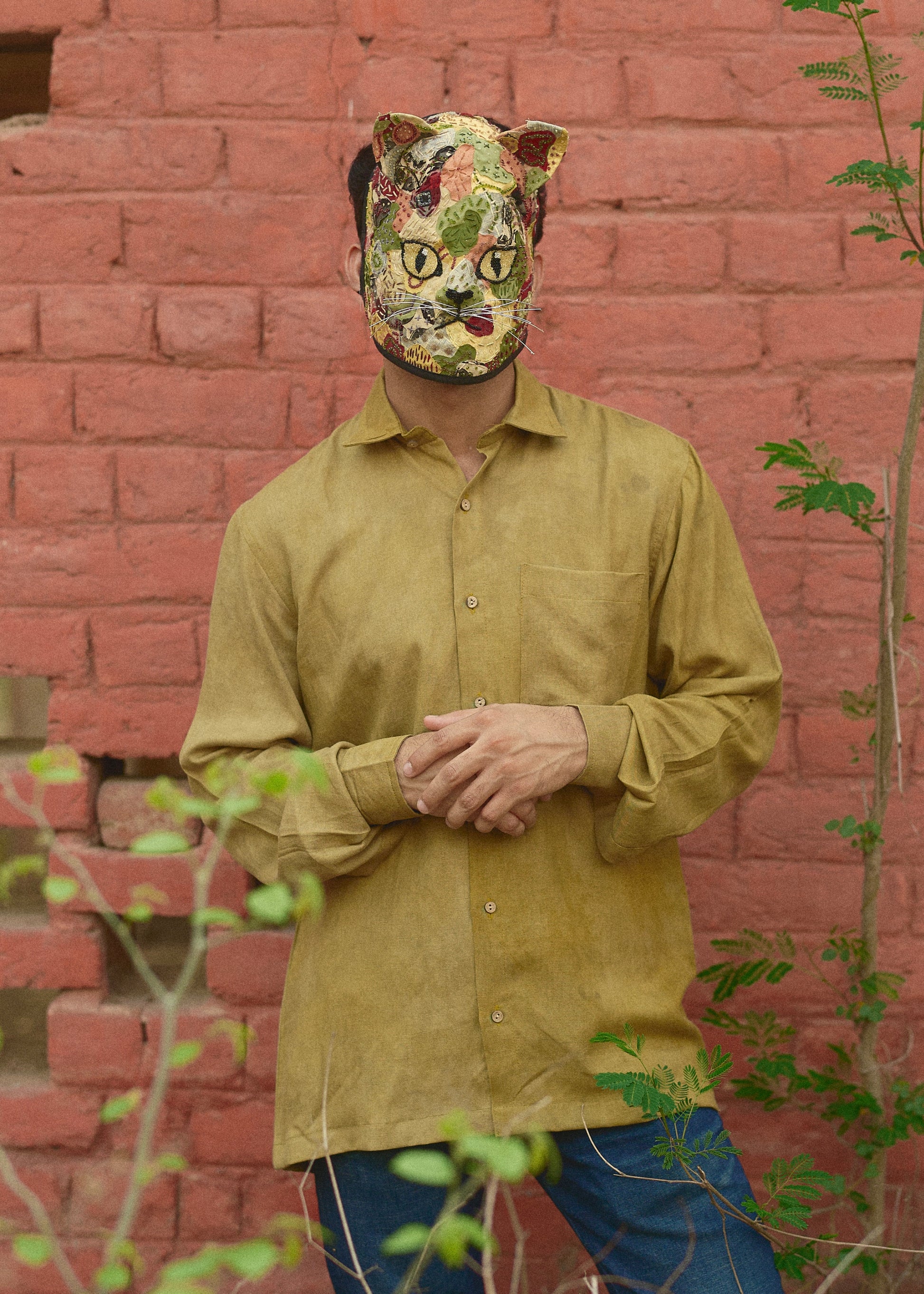 The Jungle Hue Hemp-Tencel Shirt