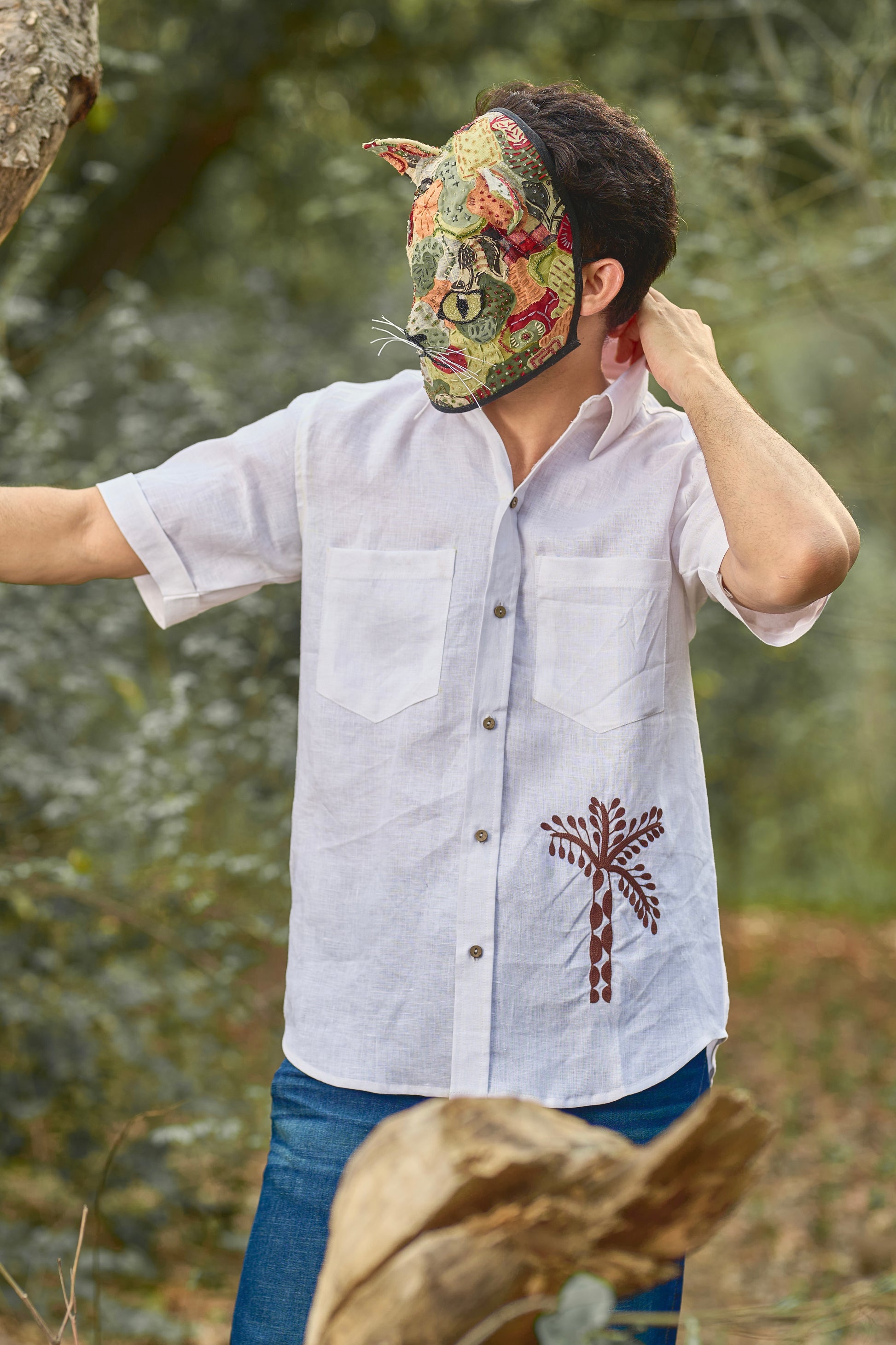 The Giraffe Tree Hemp Shirt