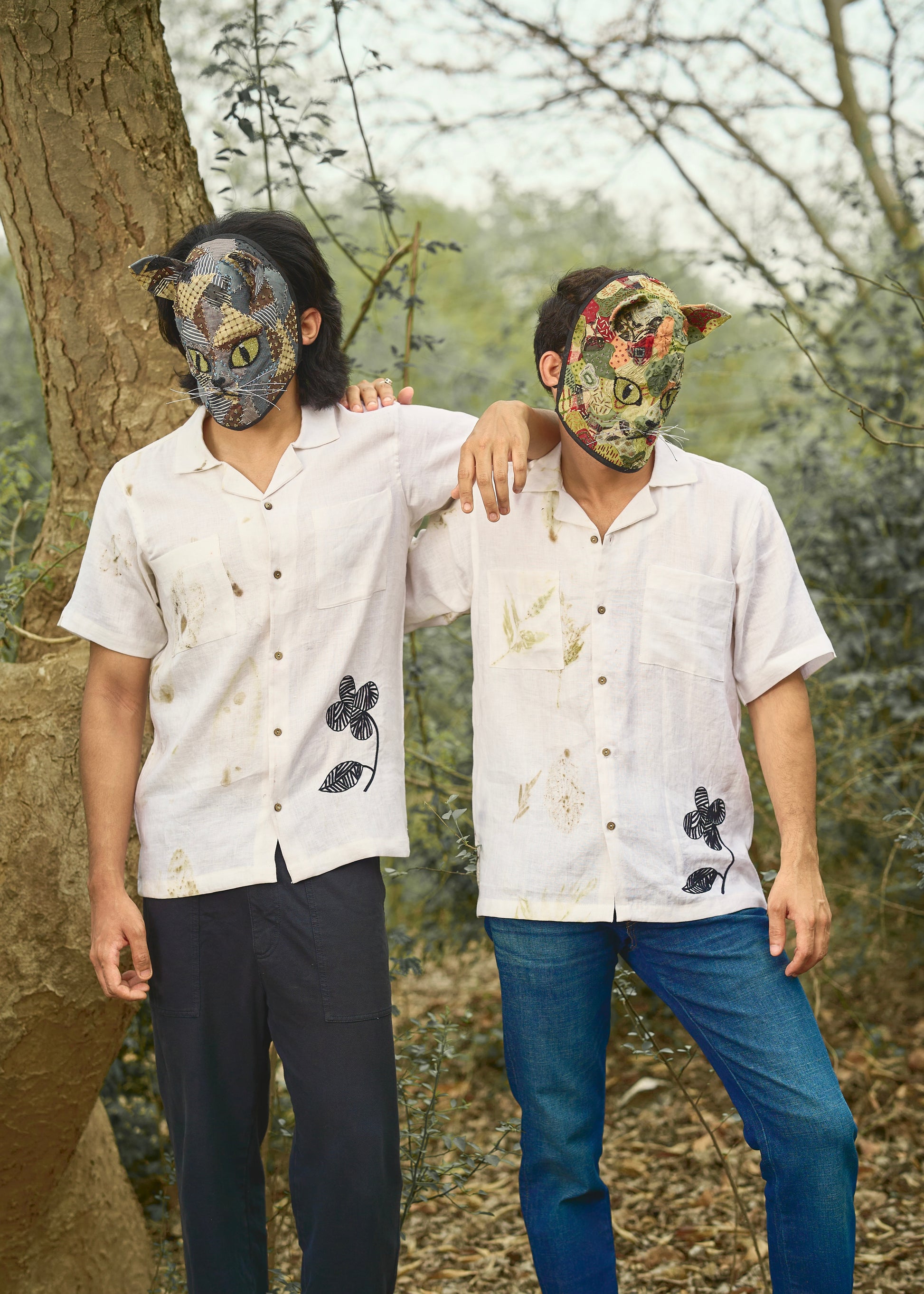 The Zebra Blossom Hemp Shirt