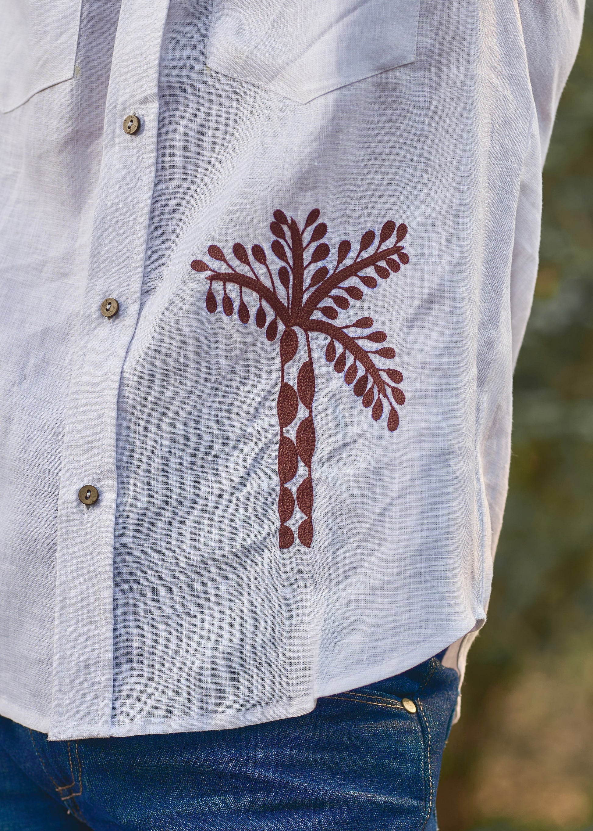 The Giraffe Tree Hemp Shirt
