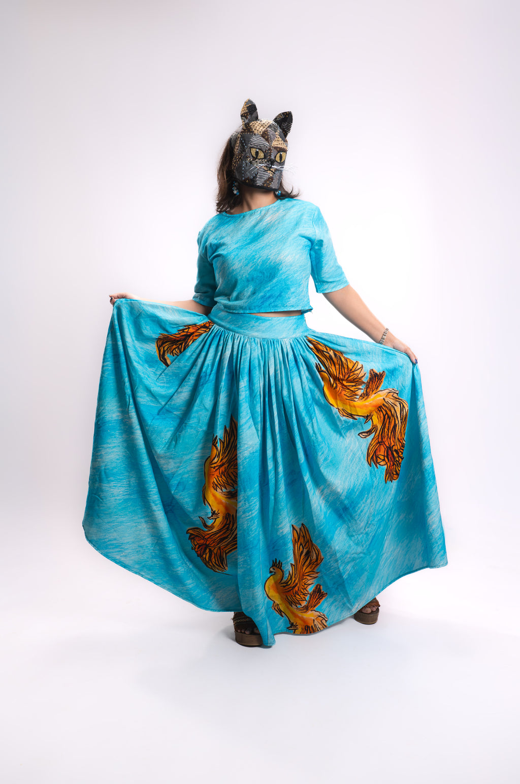 The Phoenix Skirt & Top Set