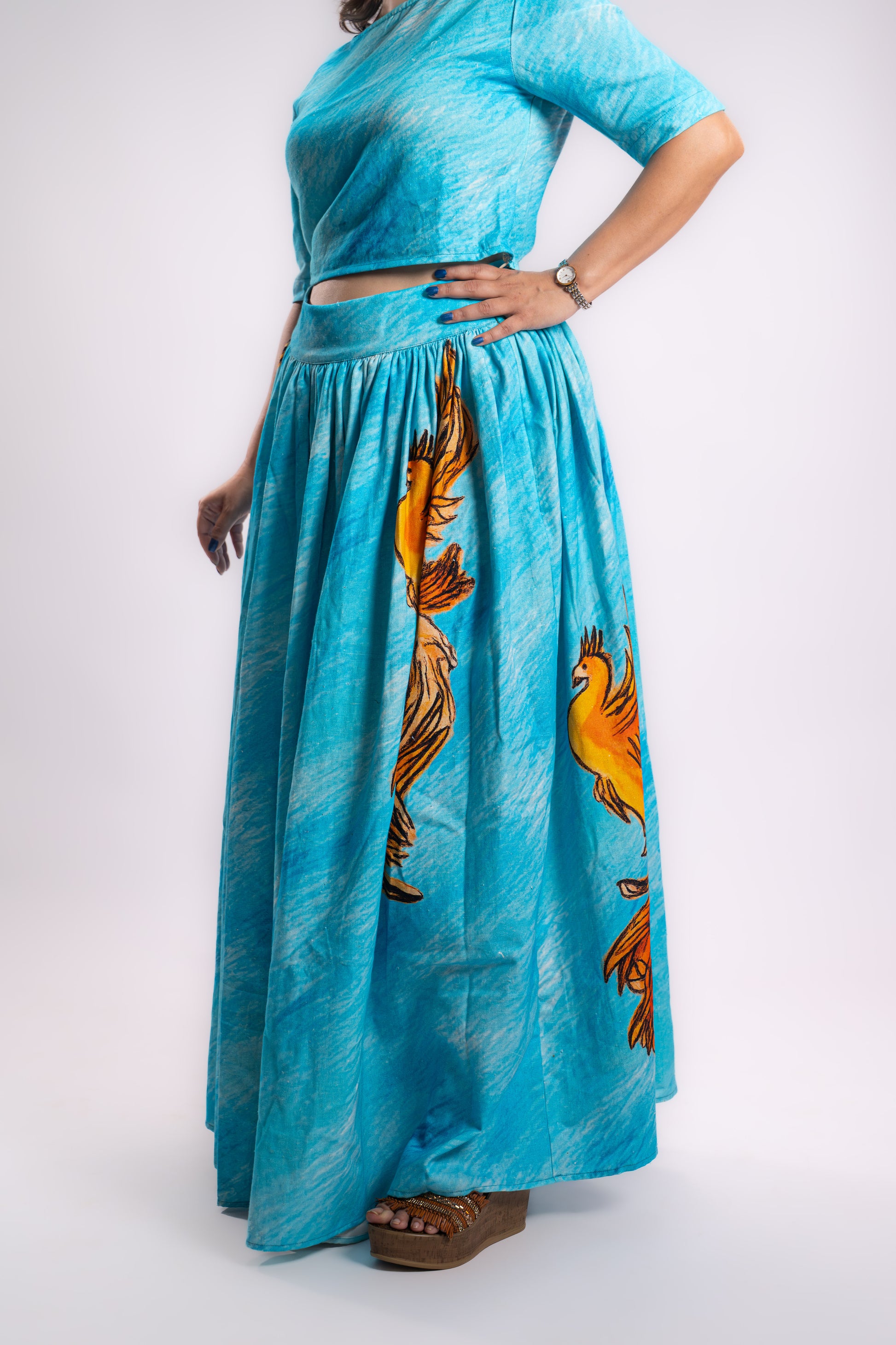 The Phoenix Skirt & Top Set