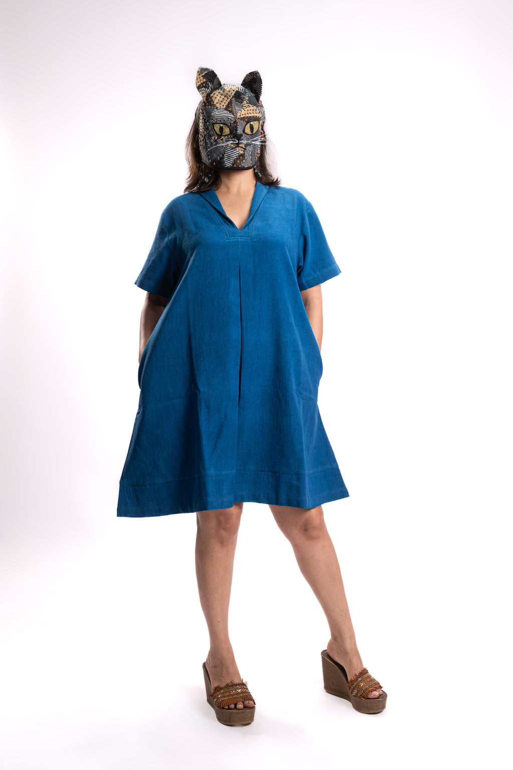 The Indigo Shirt Dress