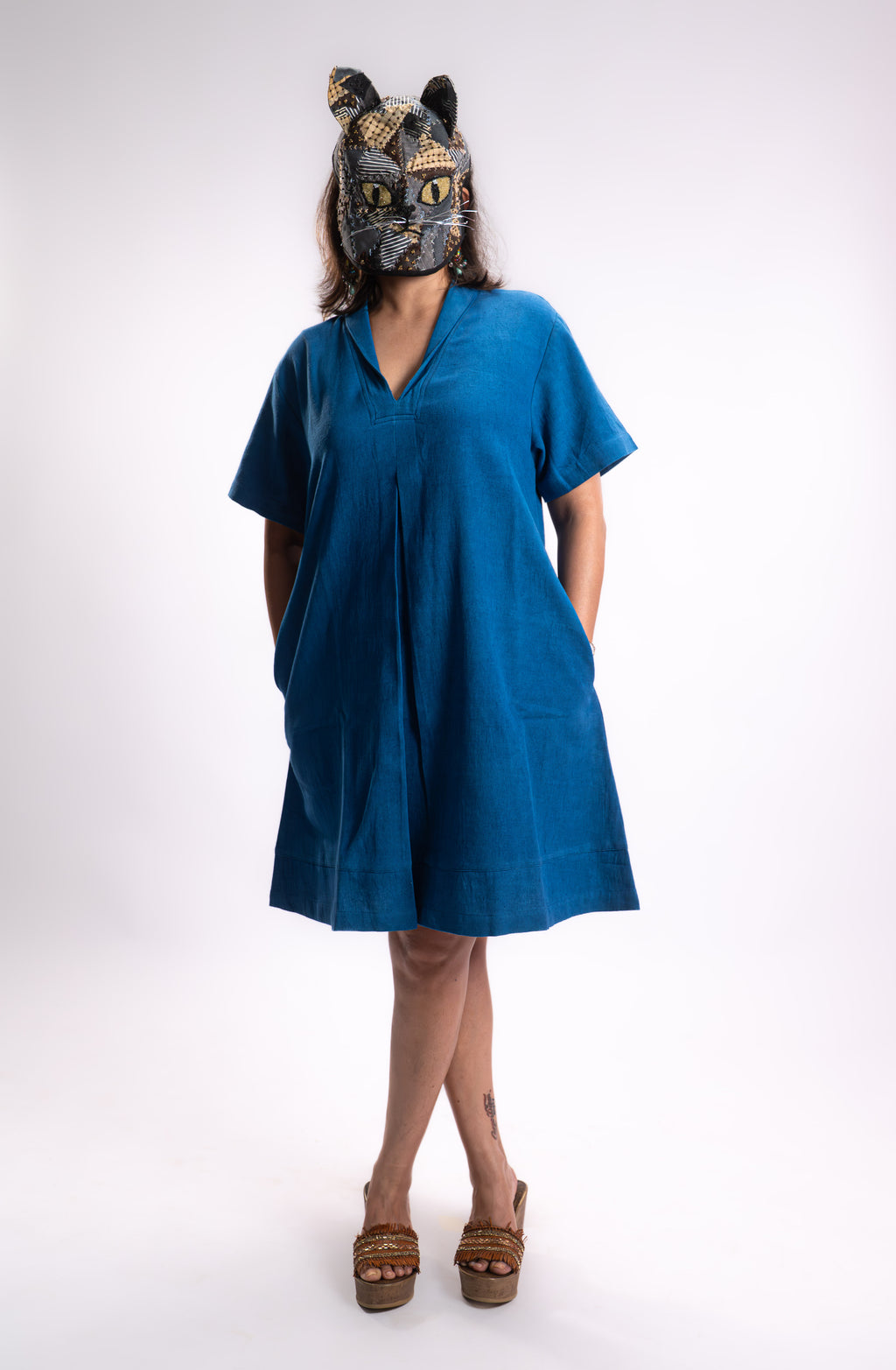 The Indigo Shirt Dress