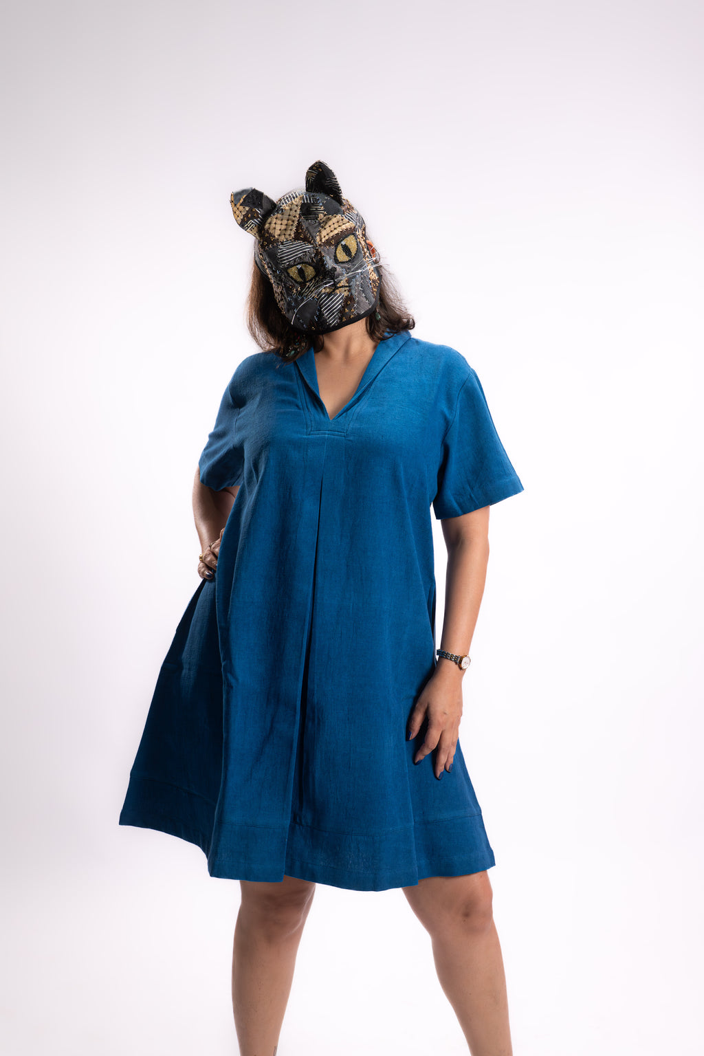 The Indigo Shirt Dress