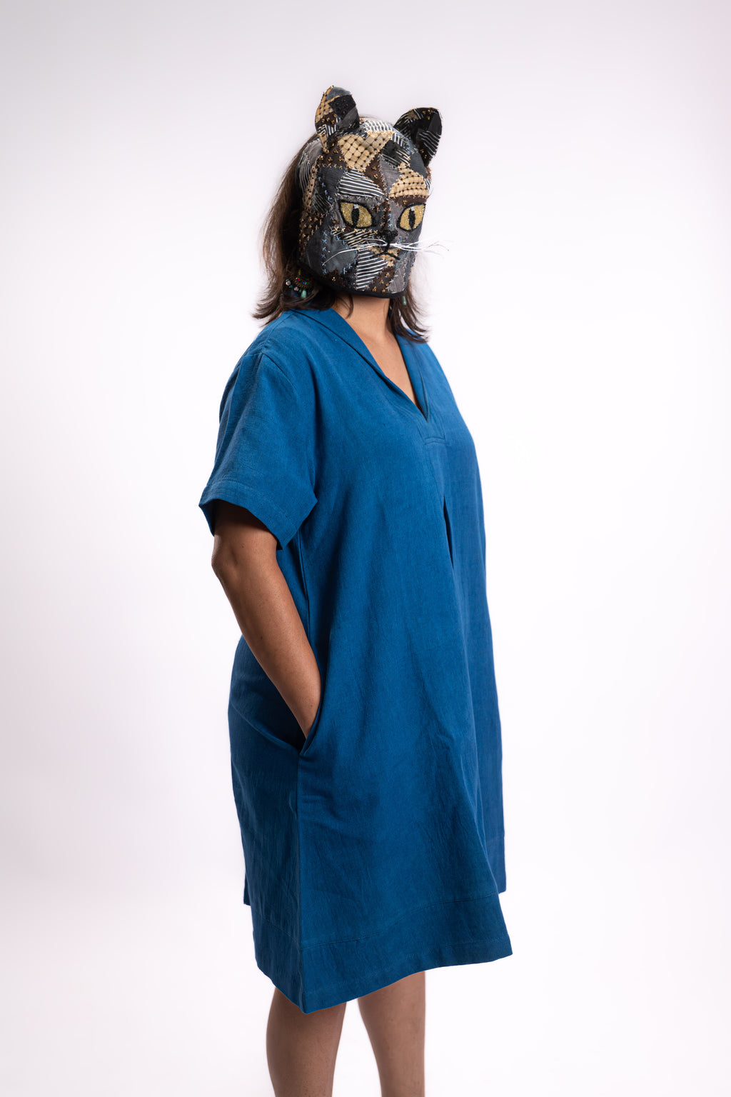 The Indigo Shirt Dress