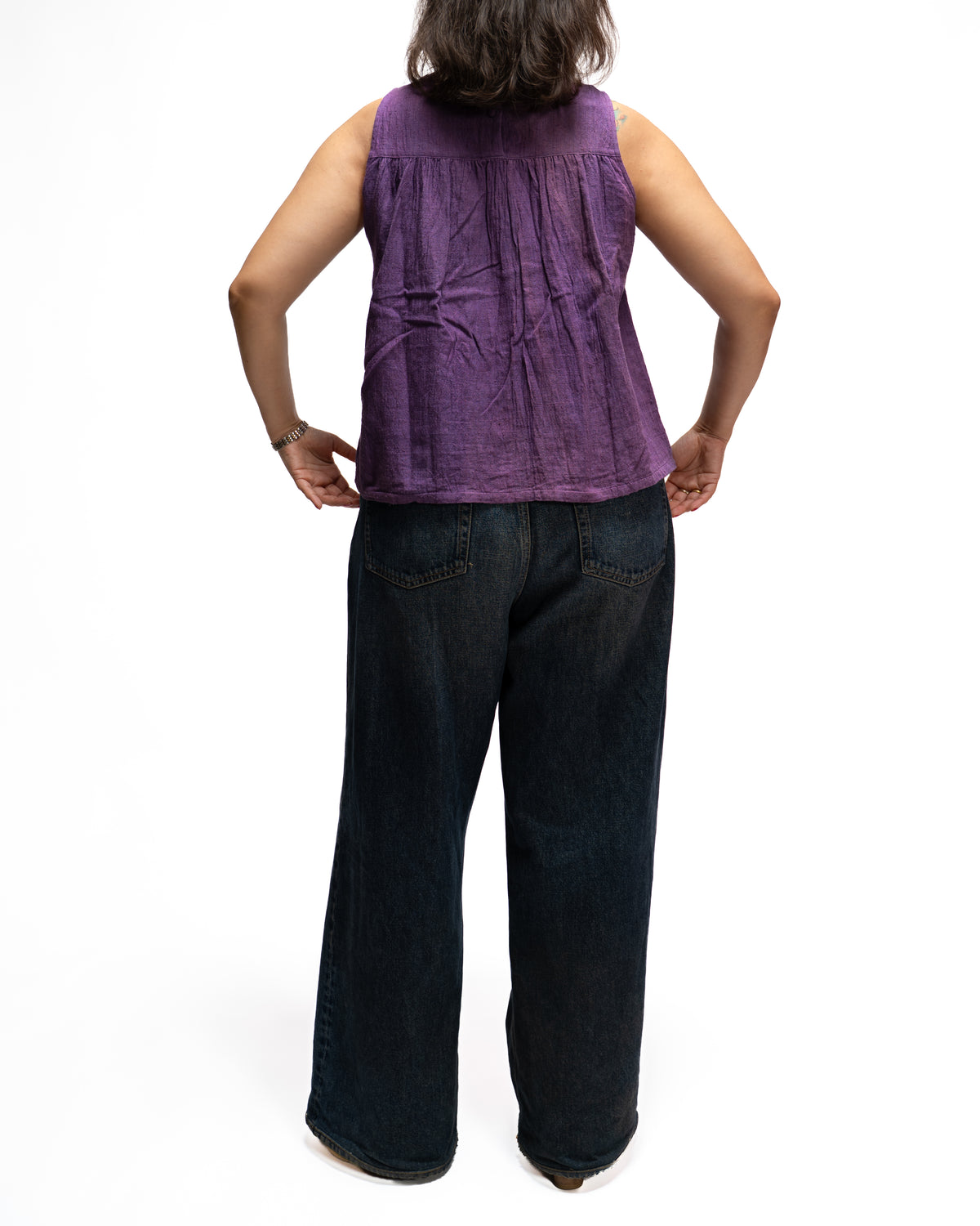 The Purple Pleated Shirt
