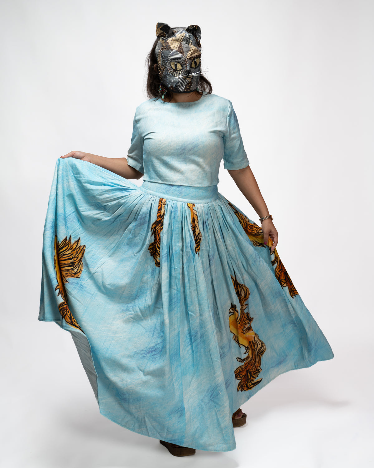 The Phoenix Skirt & Top Set