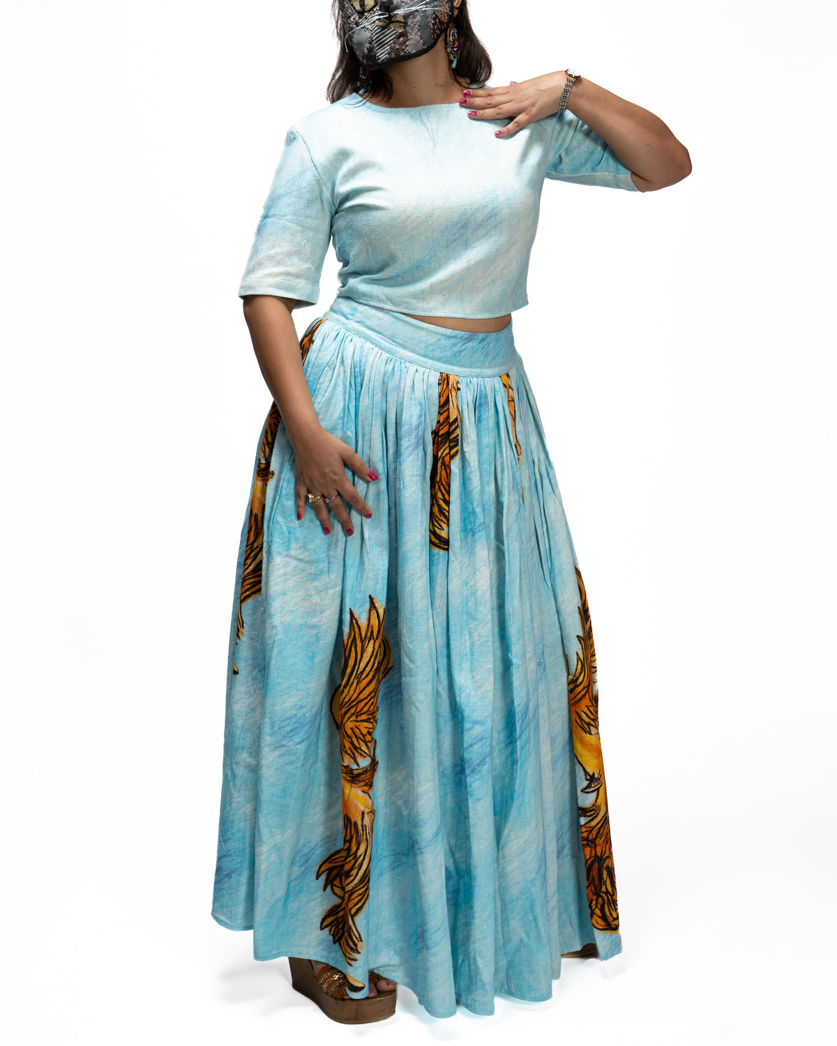 The Phoenix Skirt & Top Set