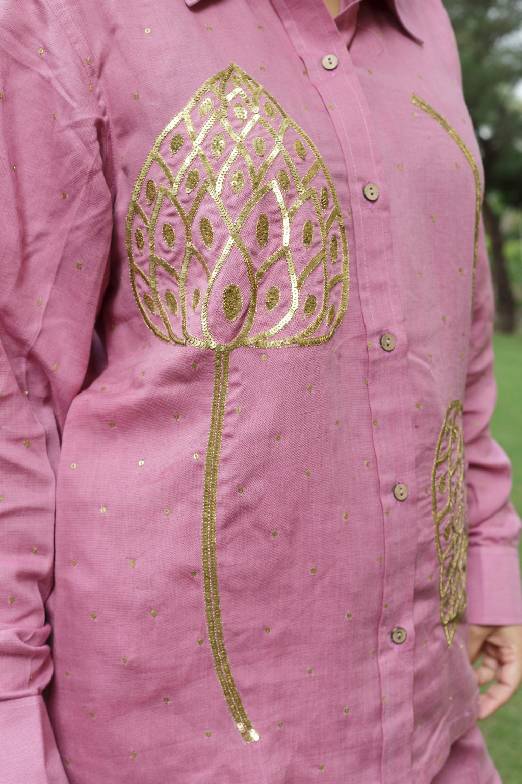 Leopard Lotus Coord Set- Lac