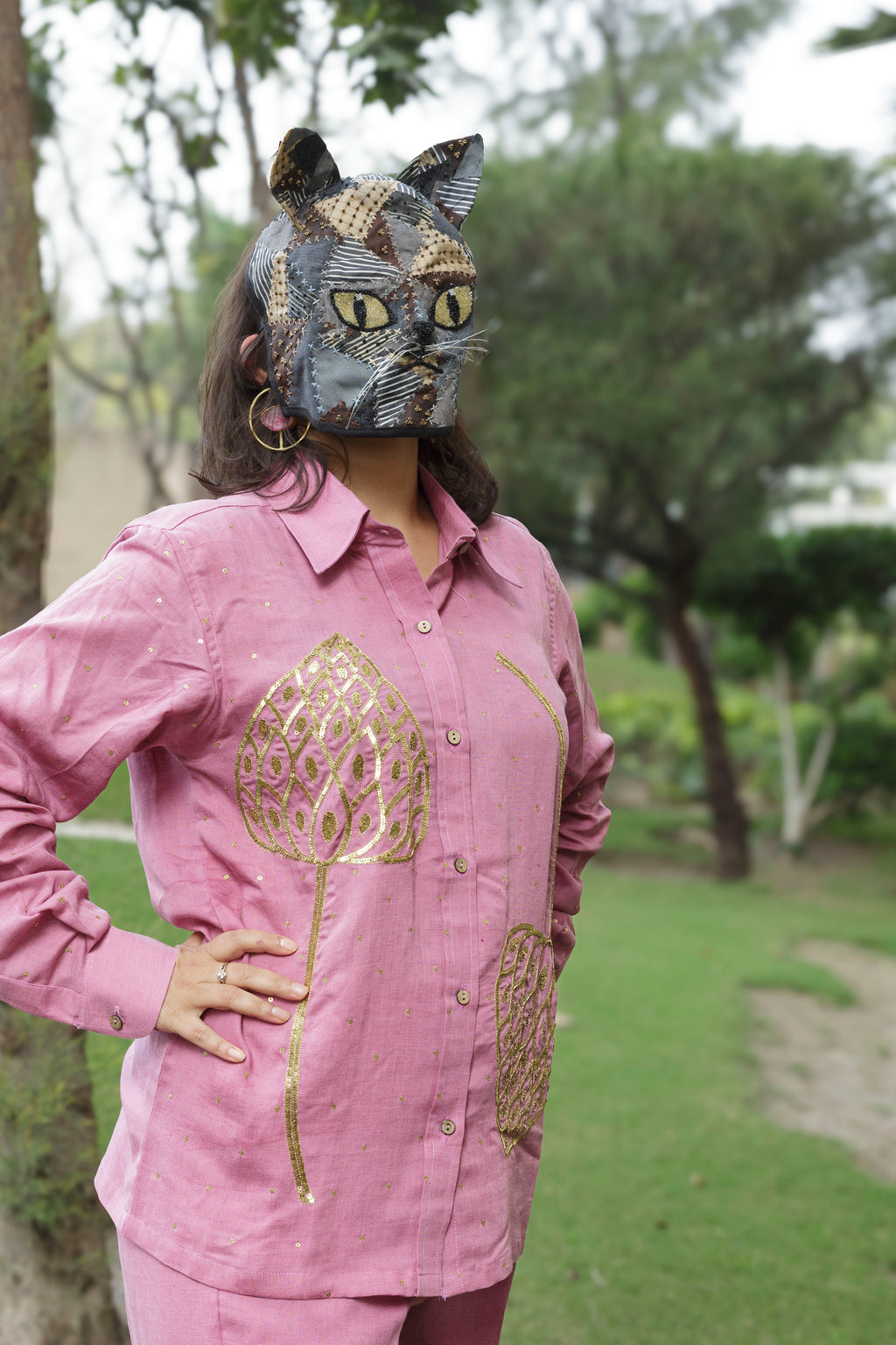 Leopard Lotus Coord Set- Lac