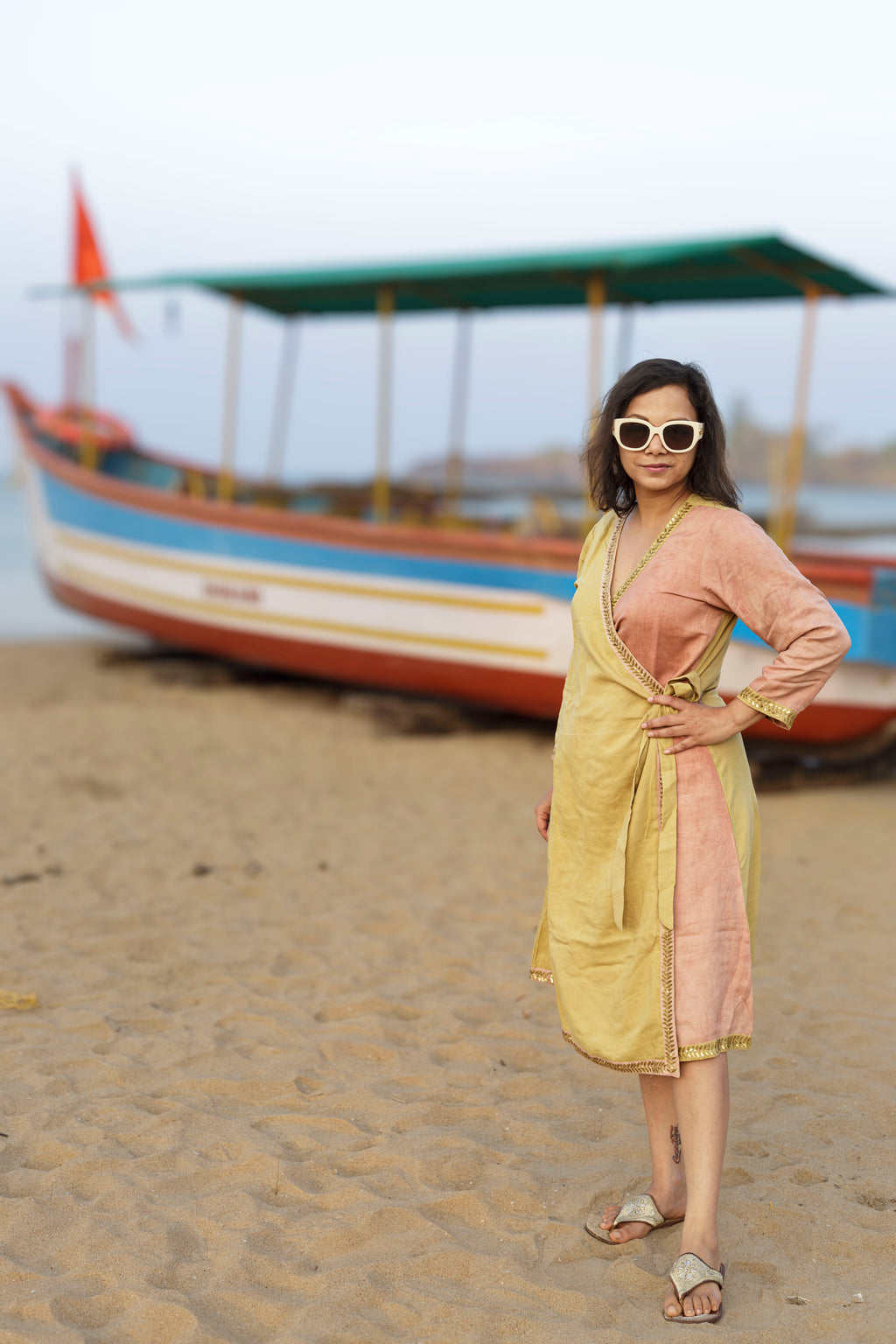 Wild Motley Wrap Dress