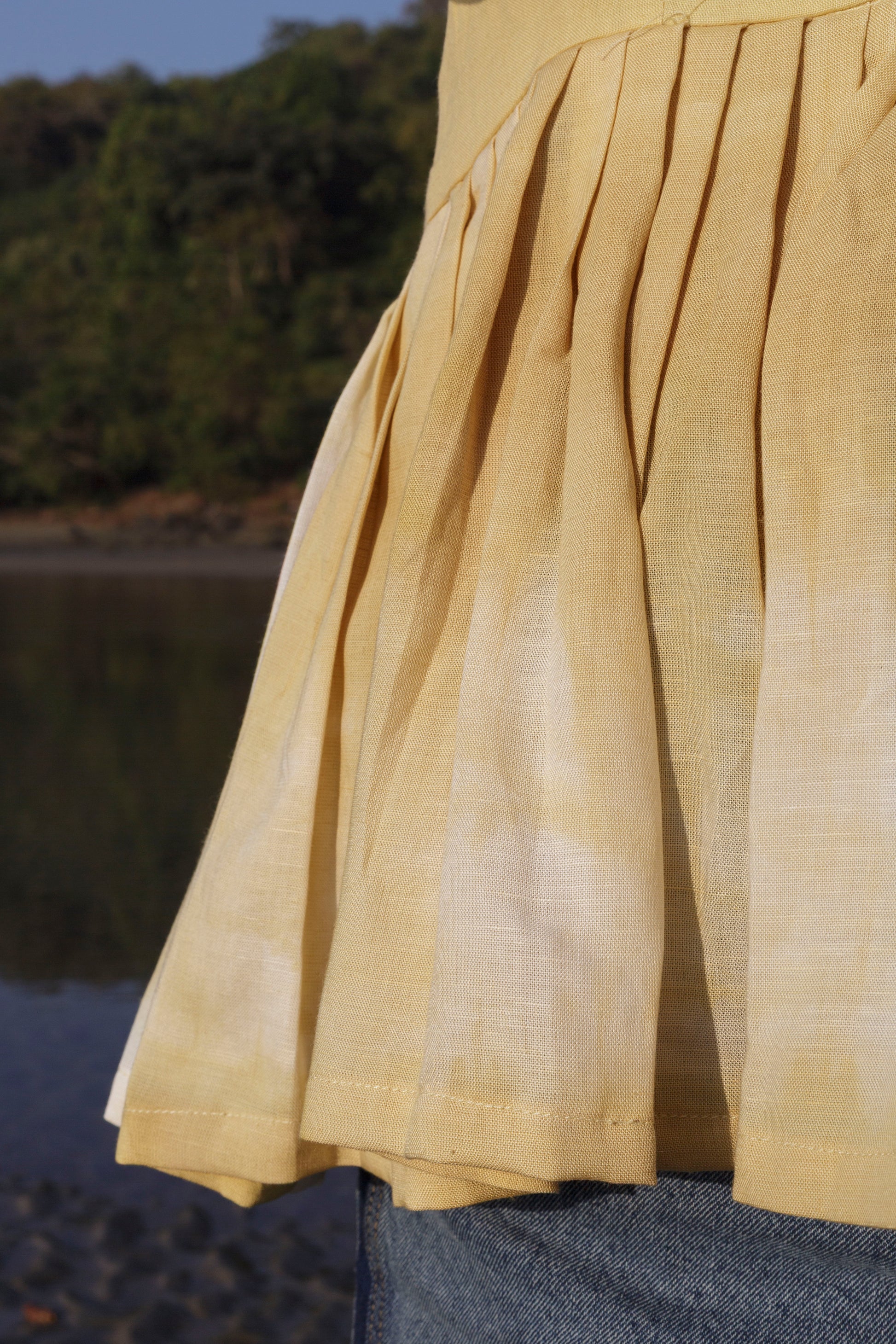 Pomegranate Peplum Top