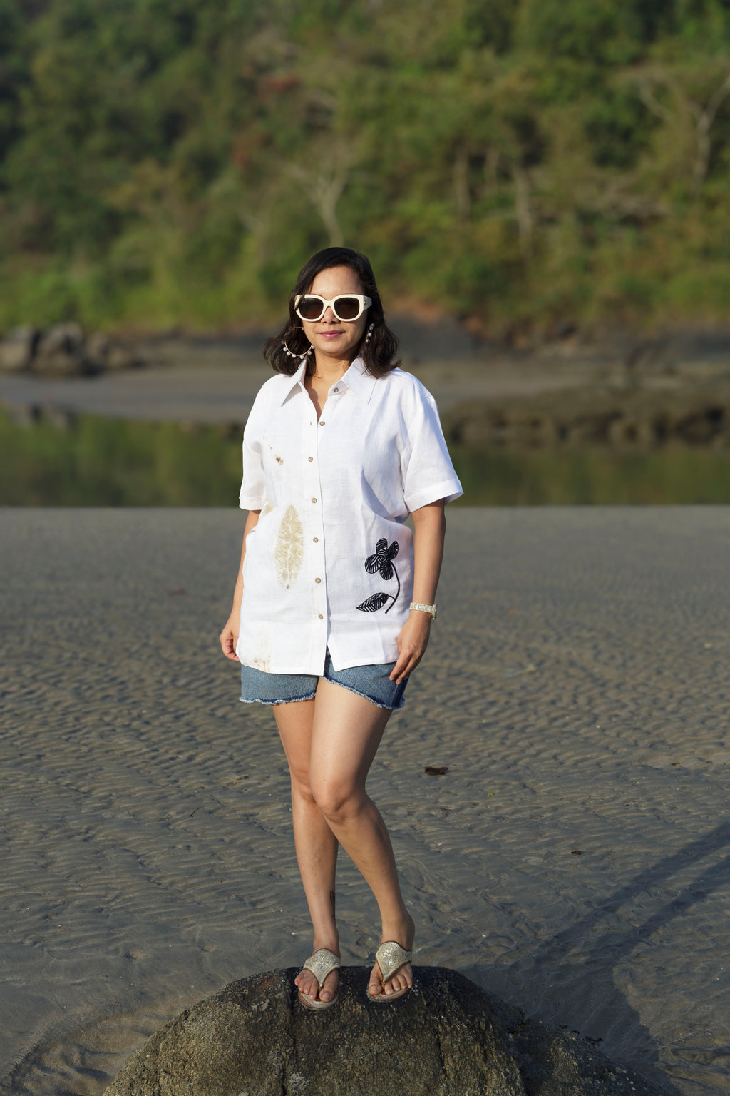 Zebra Blossom Shirt (W)
