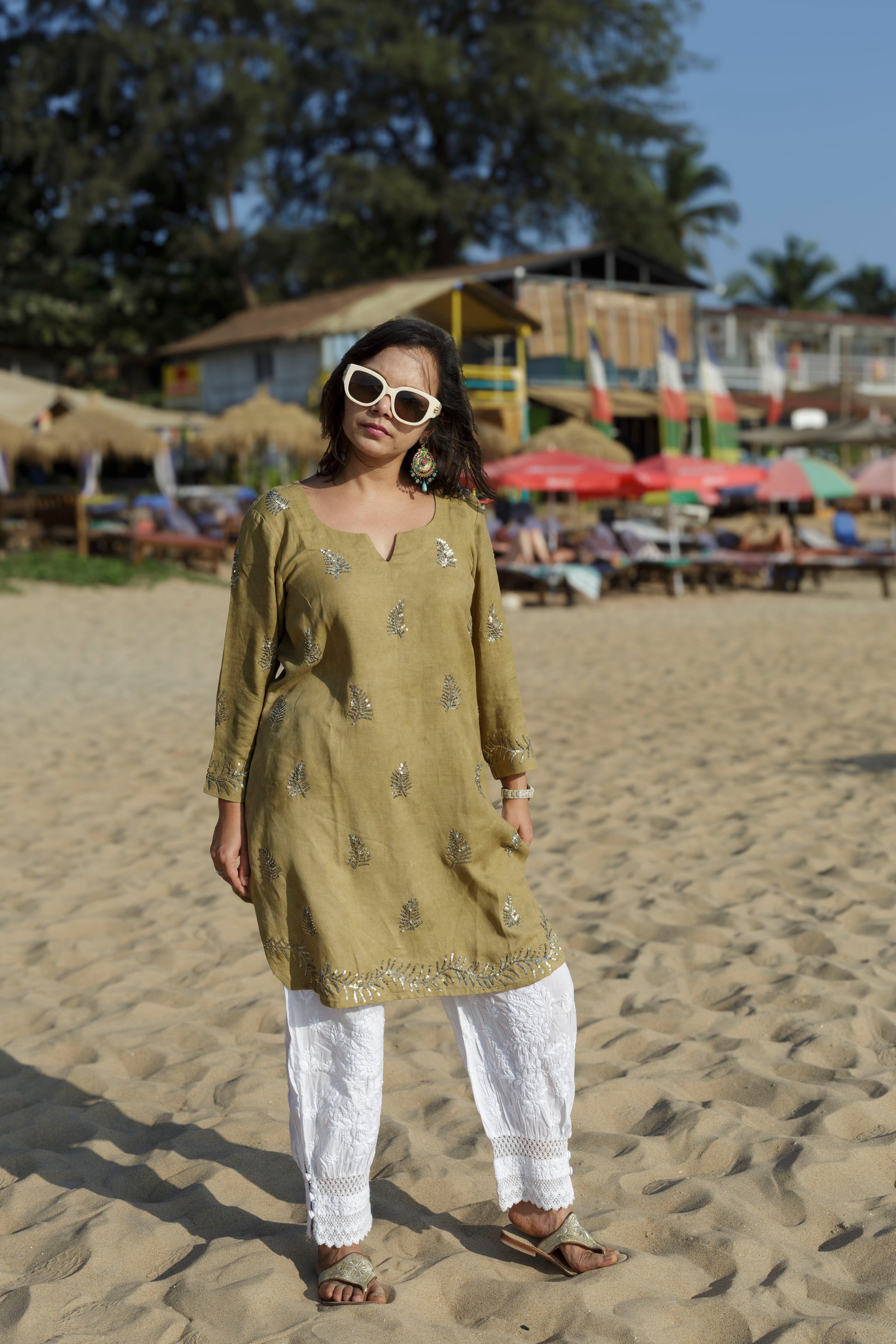 Jungle Hue Kurti