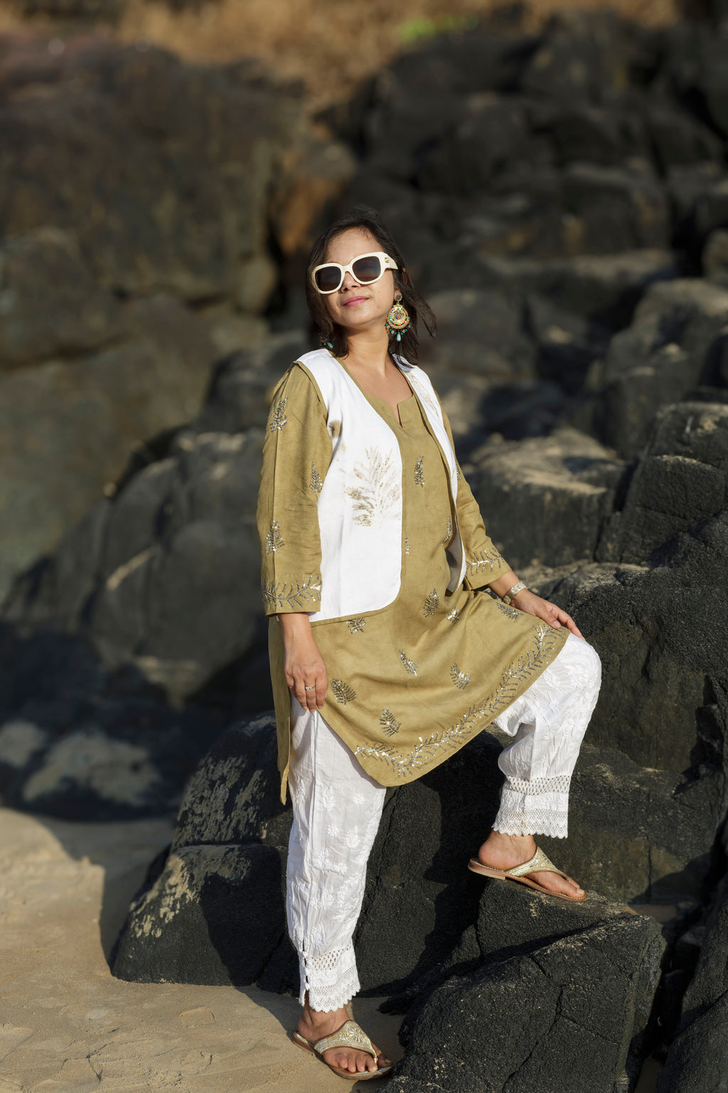 Eco-Foliage Waistcoat