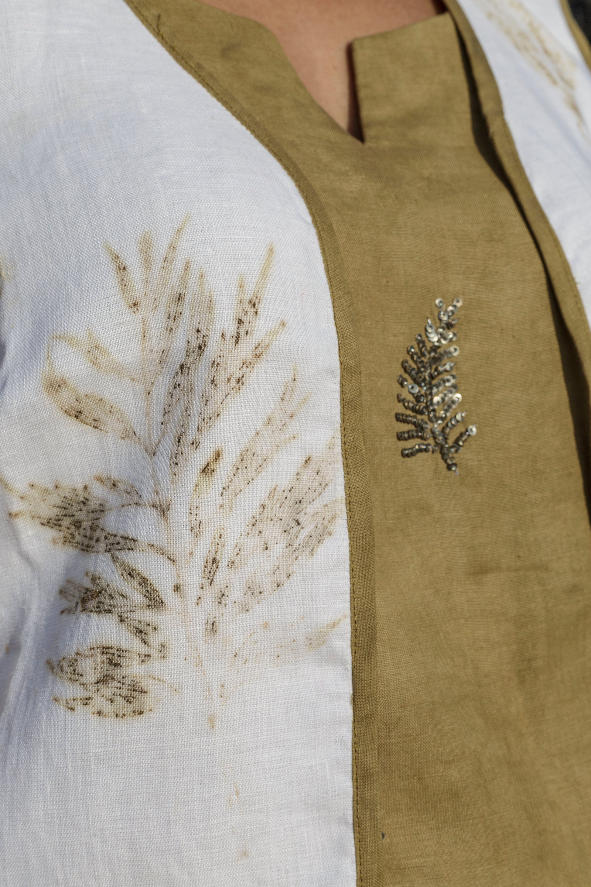 Eco-Foliage Waistcoat