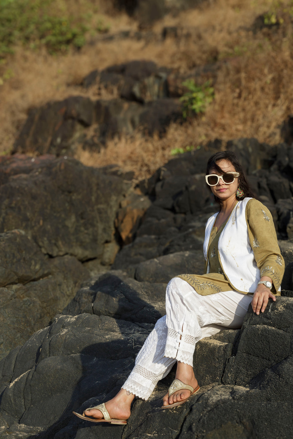 Eco-Foliage Waistcoat