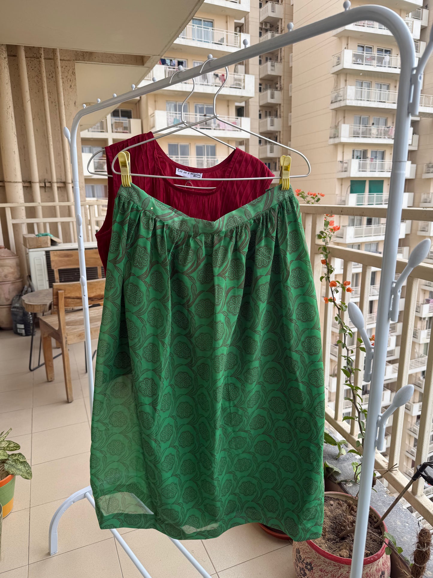 Flared Top & Skirt