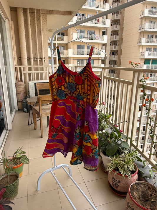 Boho Purple Dress