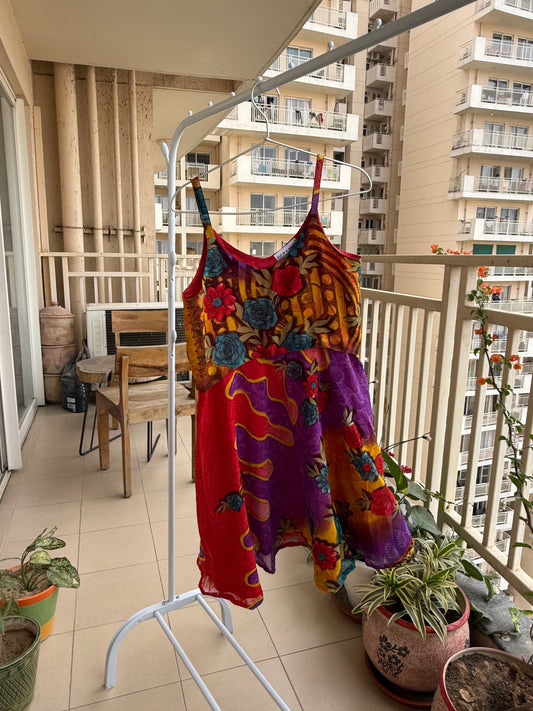 Boho Purple Dress