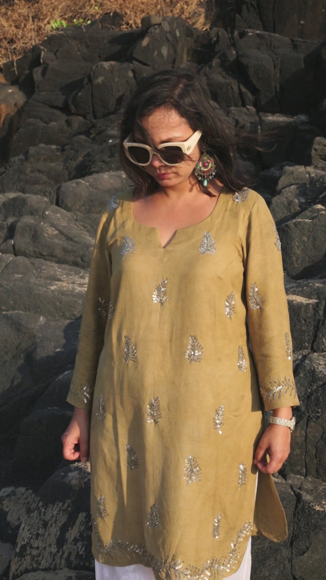 Jungle Hue Kurti